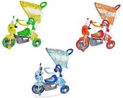 Новые! Трёхколёсный велосипед с крышей, с ручкой