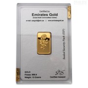 Инвестиционное золото в слитках