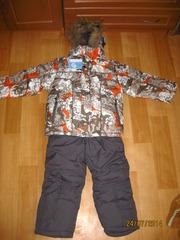 Зимний костюм для мальчика , куртка и комбинезон и желетк