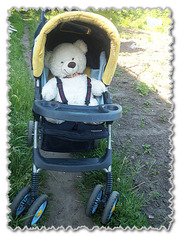 Коляска прогулочная детская, весна - осень