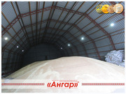 Ангары герметичные: не задувает снег, не затекает вода. Срок эксплуата